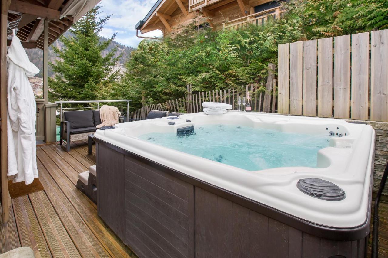 Chalet Muguet Gauche With Hot Tub Sleeps 10 Central มอร์ซีน ภายนอก รูปภาพ