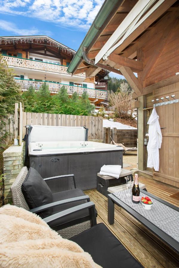 Chalet Muguet Gauche With Hot Tub Sleeps 10 Central มอร์ซีน ภายนอก รูปภาพ