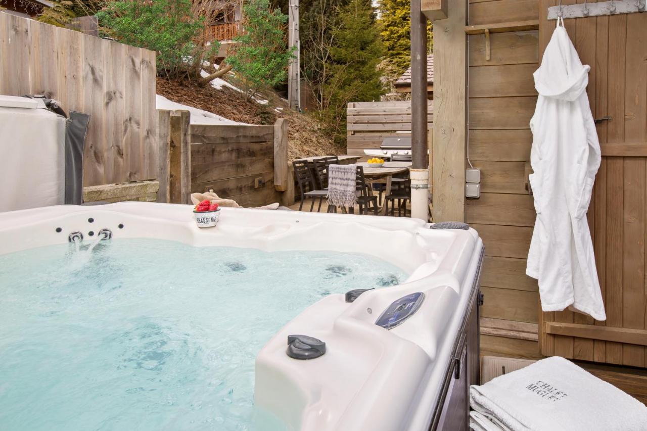 Chalet Muguet Gauche With Hot Tub Sleeps 10 Central มอร์ซีน ภายนอก รูปภาพ
