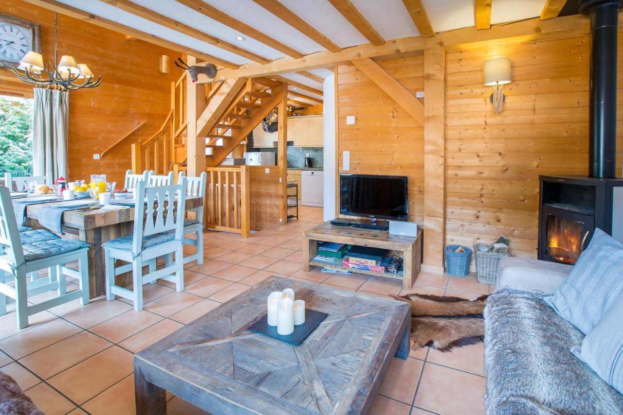 Chalet Muguet Gauche With Hot Tub Sleeps 10 Central มอร์ซีน ภายนอก รูปภาพ